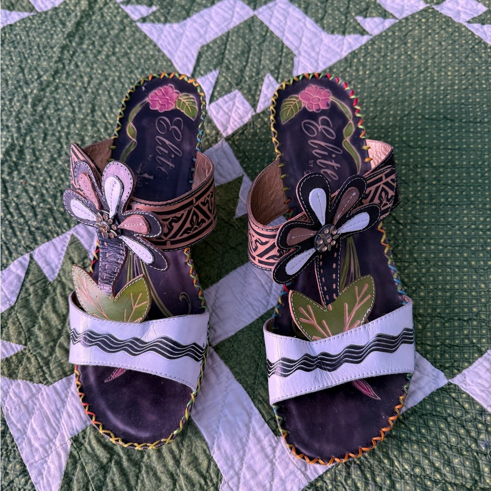 Colorful Floral Women's Sandals
